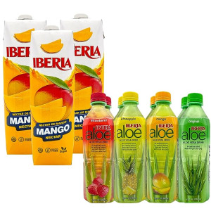 Aloe & Mango Bundle - 8 Vera Drinks + 3 Mango Nectar